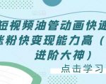 短视频油管动画快速制作涨粉快变现能力高（0基础进阶大神）-金融资料分享