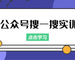 公众号搜一搜实训，收录与恢复收录、 排名优化黑科技，附送工具（价值998元）-金融资料分享