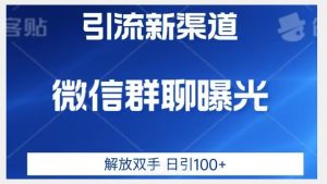 价值2980的全新微信引流技术，只有你想不到，没有做不到【揭秘】-金融资料分享