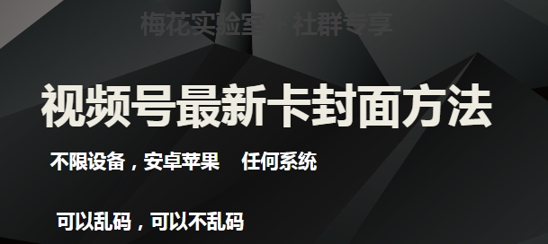 梅花实验室社群最新卡封面玩法3.0，不限设备，安卓苹果任何系统-金融资料分享