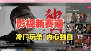 最新影视解说玩法，人物独白，30天涨粉24万+，全流程拆解【揭秘】-金融资料分享