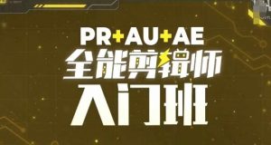 PR+AU+AE全能剪辑师入门班，剪辑入门必学课程-金融资料分享