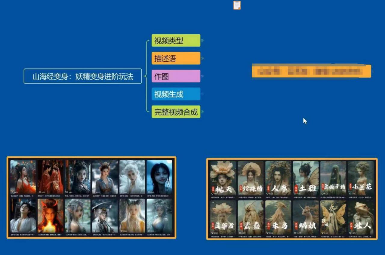 云天AI山海经变身视频教程，妖精变身进阶保姆级教学-金融资料分享