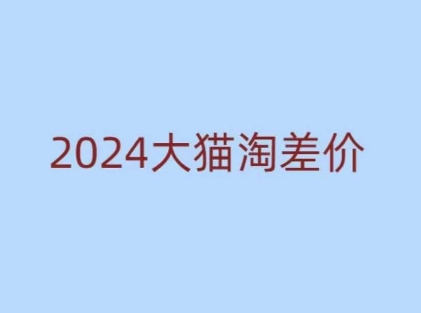 2024版大猫淘差价课程，新手也能学的无货源电商课程-金融资料分享