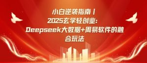 小白逆袭指南，2025玄学轻创业：Deepseek大数据+周易算法的融合玩法-金融资料分享