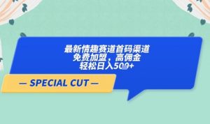 【轻云】最新情趣赛道首码渠道,免费加盟,高佣金,轻松日入5张+-金融资料分享