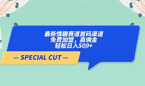 【轻云】最新情趣赛道首码渠道,免费加盟,高佣金,轻松日入5张+-金融资料分享