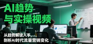 AI趋势与实操视频，从趋势解读入手，剖析AI时代流量营销变化-金融资料分享
