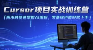 Cursor项目实战训练营,两小时快速掌握AI编程,零基础也能轻松上手-金融资料分享