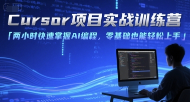 Cursor项目实战训练营,两小时快速掌握AI编程,零基础也能轻松上手-金融资料分享