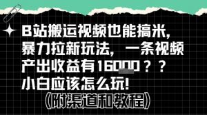 b站掘金计划？搬运视频也能挣拉新的收益，小白应该怎么玩！-金融资料分享