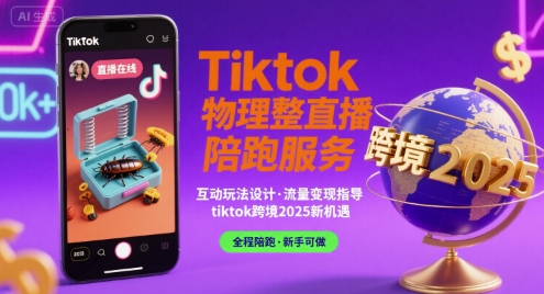 Tiktok物理整蛊直播陪跑服务-tiktok跨境2025-金融资料分享
