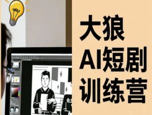 大狼AI短剧训练营-短剧课程（更新中）-金融资料分享