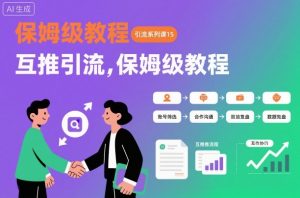引流系列课15：互推引流，保姆级教程【文档】-金融资料分享