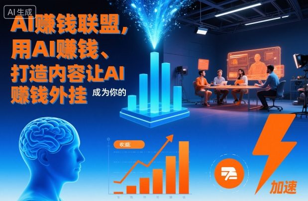 AI賺钱联盟，用AI賺钱、打造内容让AI成为你的賺钱外挂-金融资料分享