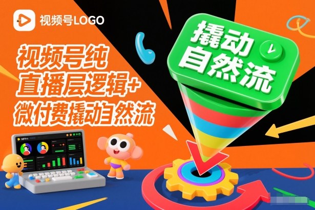 视频号纯直播底层逻辑+微付费撬动自然流-金融资料分享