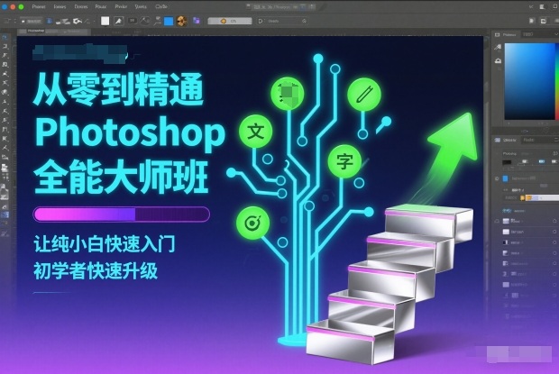 从零到精通Photoshop全能大师班,让纯小白快速入门,初学者快速升级-金融资料分享