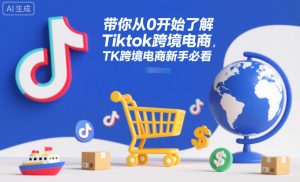 带你从0开始了解Tiktok跨境电商，TK跨境电商新手必看-金融资料分享