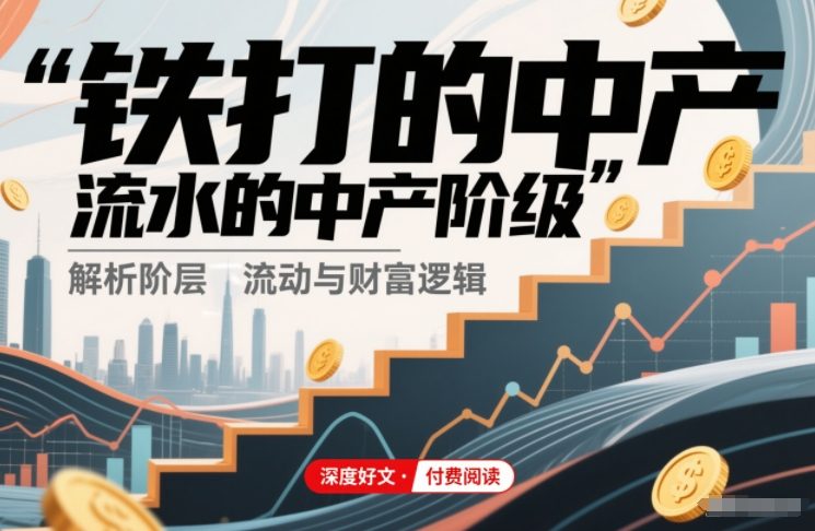 付费文章：铁打的中产，流水的中产阶级-金融资料分享