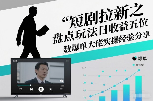 短剧拉新之盘点玩法日收益五位数爆单大佬实操经验分享-金融资料分享