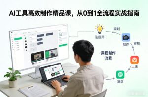 AI工具高效制作精品课，从0到1全流程实战指南-金融资料分享