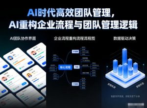 AI时代高效团队管理，AI重构企业流程与团队管理逻辑-金融资料分享