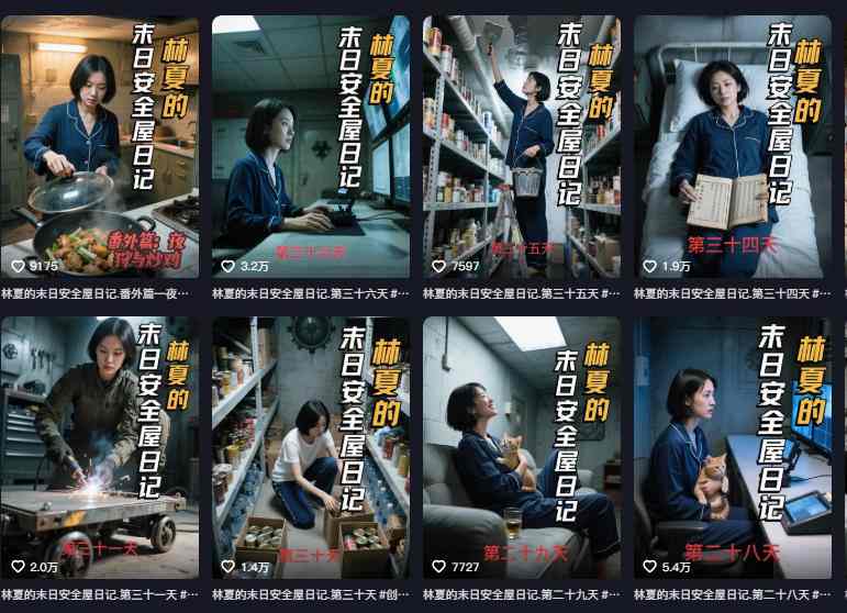 十个作品涨粉近20W！用AI制作末日安全日记连载，日入4位数，评论区爆肝求更新（附详细步骤）-金融资料分享