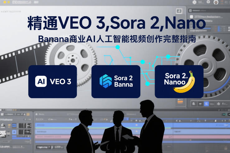 精通VEO 3，Sora 2，Nano Banana商业AI人工智能视频创作完整指南-金融资料分享