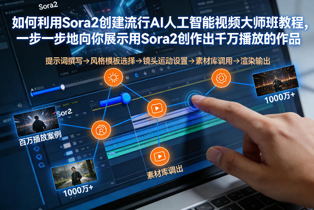 如何利用Sora2创建流行AI人工智能视频大师班，一步一步地向你展示用Sora2创作出千万播放的作品-金融资料分享