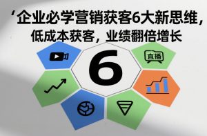 企业必学营销获客6大新思维,低成本获客,业绩翻倍增长-金融资料分享