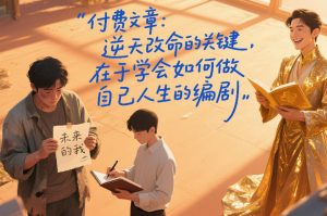 付费文章：逆天改命的关键，在于学会如何做自己人生的编剧-金融资料分享