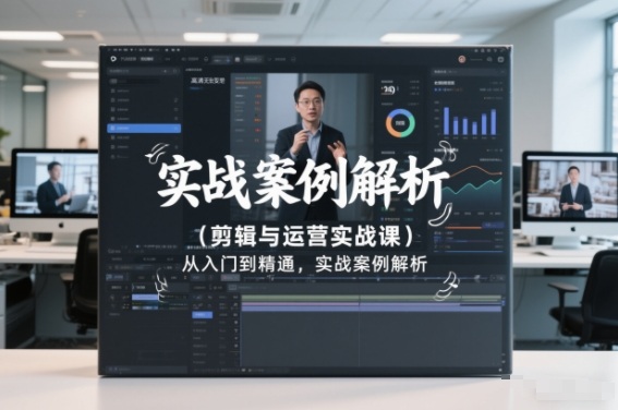 剪辑与运营实战课,从入门到精通,实战案例解析(更新2026)-金融资料分享