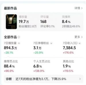 高级感日式情感短视频教学，可做伙伴分成精选，起号变现一步到位-金融资料分享