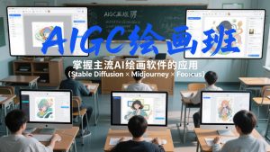 AIGC绘画班,掌握主流Ai绘画软件的应用(Stable Diffusion x Midjourney x Fooocus)-金融资料分享