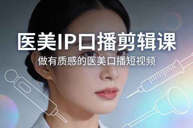 医美IP口播剪辑课，做有质感的医美口播短视频-金融资料分享